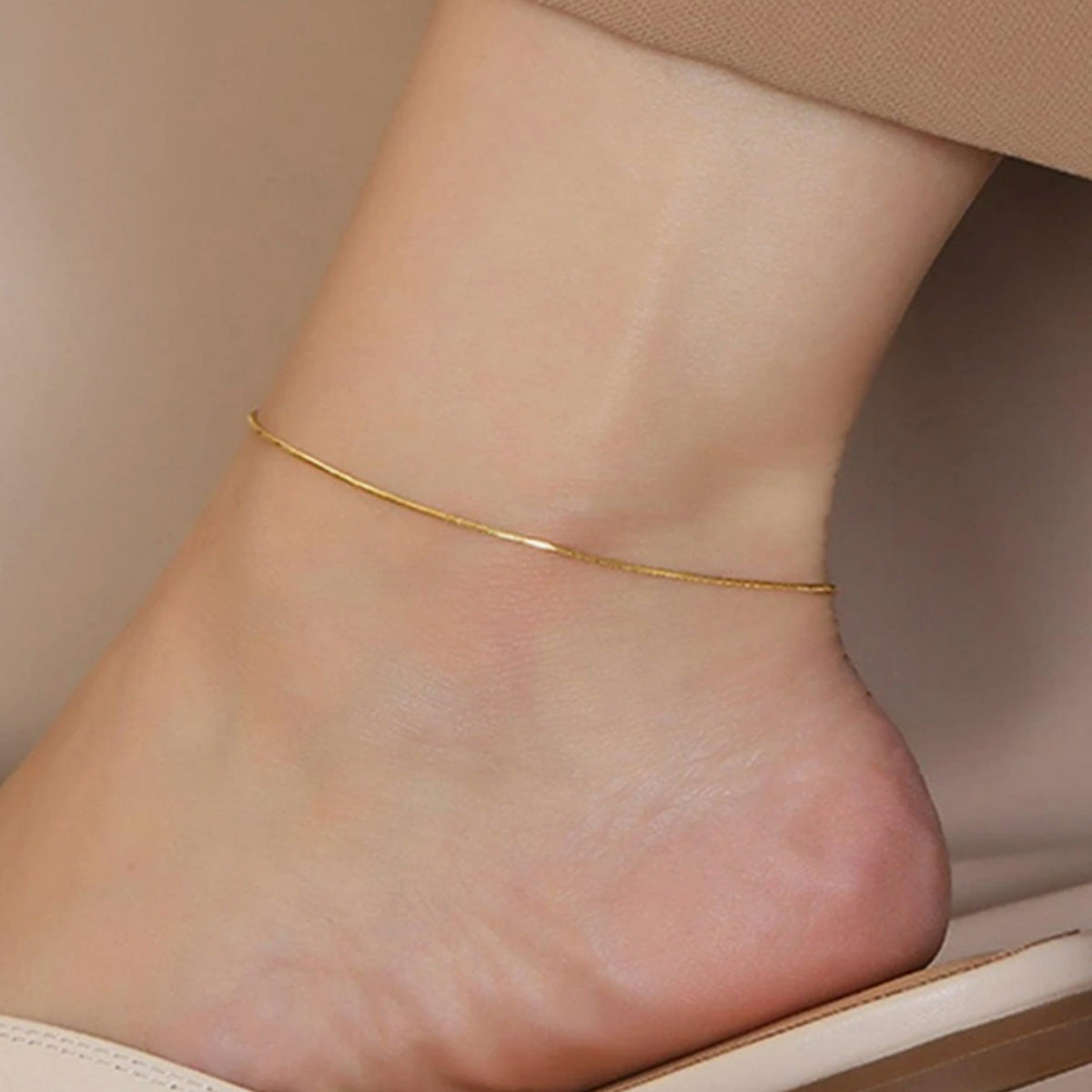 Fashionable Stainless Steel Anklet for Women – Timeless & Elegant