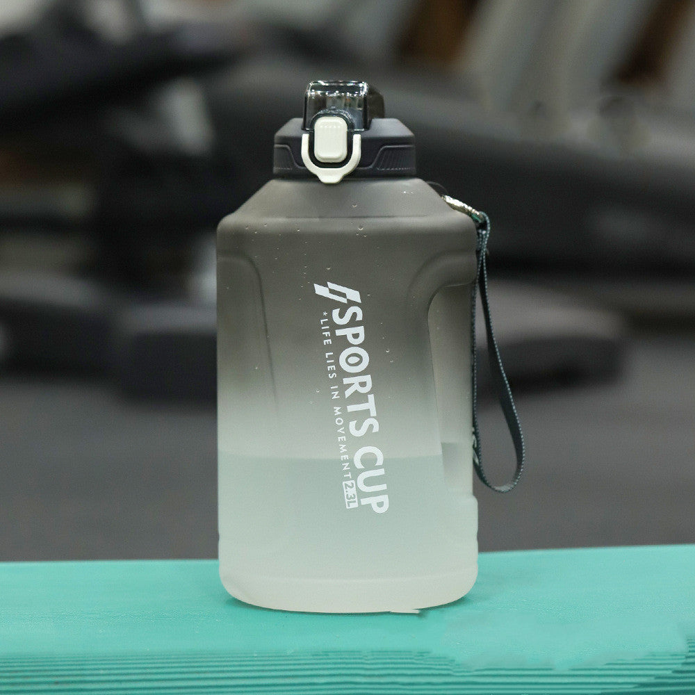 XL Sport Water Bottle with Straw - Large Fitness Water Bottle
