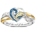 Delfin Saphir Verlobungsring – Eleganter Ozean Inspirierter Damenring