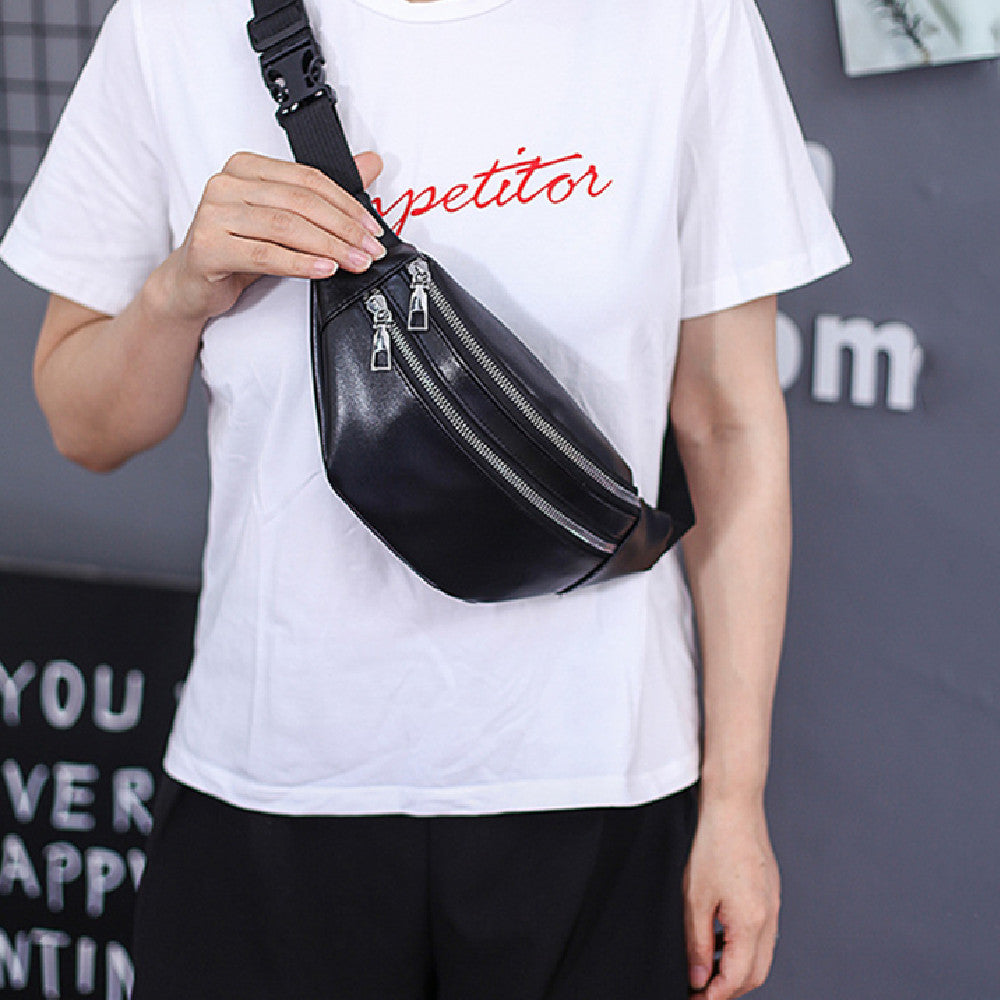 Large Men's Chest Bag | Multifunctional Sports Crossbody Bag