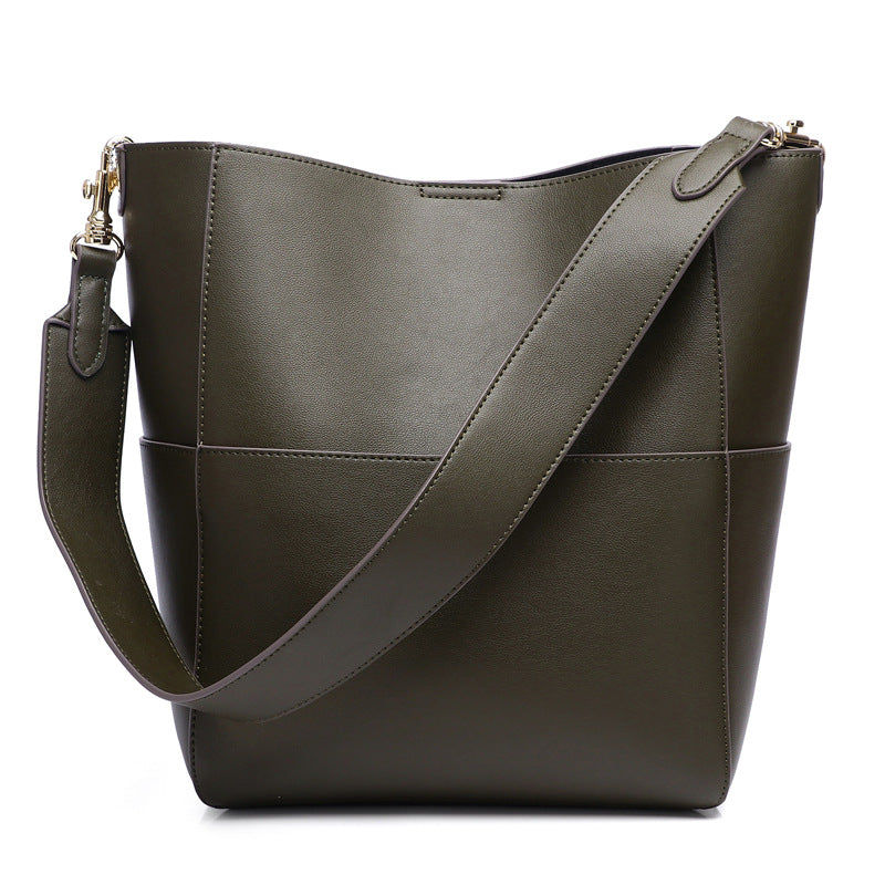 Large Women's Bucket Bag Shoulder Bag – Elegant Hobo Bag as Crossbody Bag