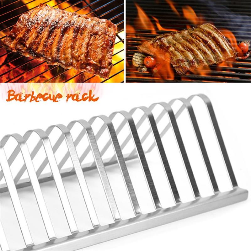 Edelstahl Rib Rack BBQ Grillhalter – Premium Grillständer