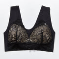Plus Size Lace Push-Up Bra | Backless with Front Closure