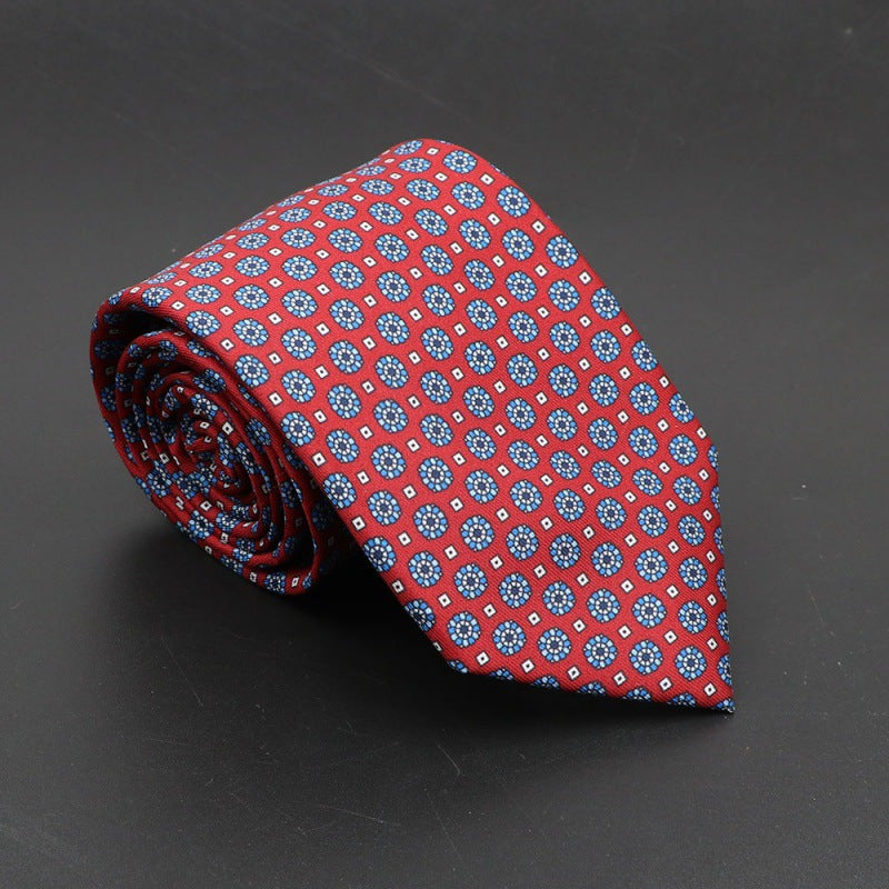 Men's Silk Tie Bohemian 7.5 cm Soft Elegant Modern