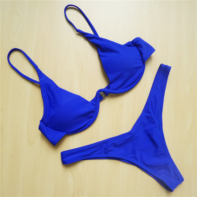 Sexy Damen Push Up Bikini | Elegante Beachwear Swimwear