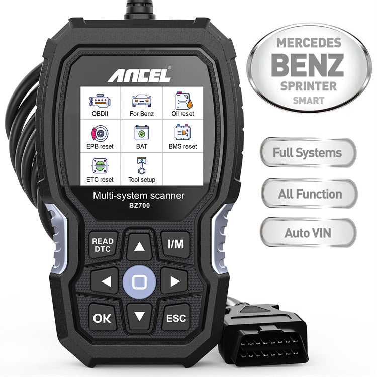 Mercedes Diagnostic Tool OBD2 Scanner Full System Fault Analysis Reset Tool