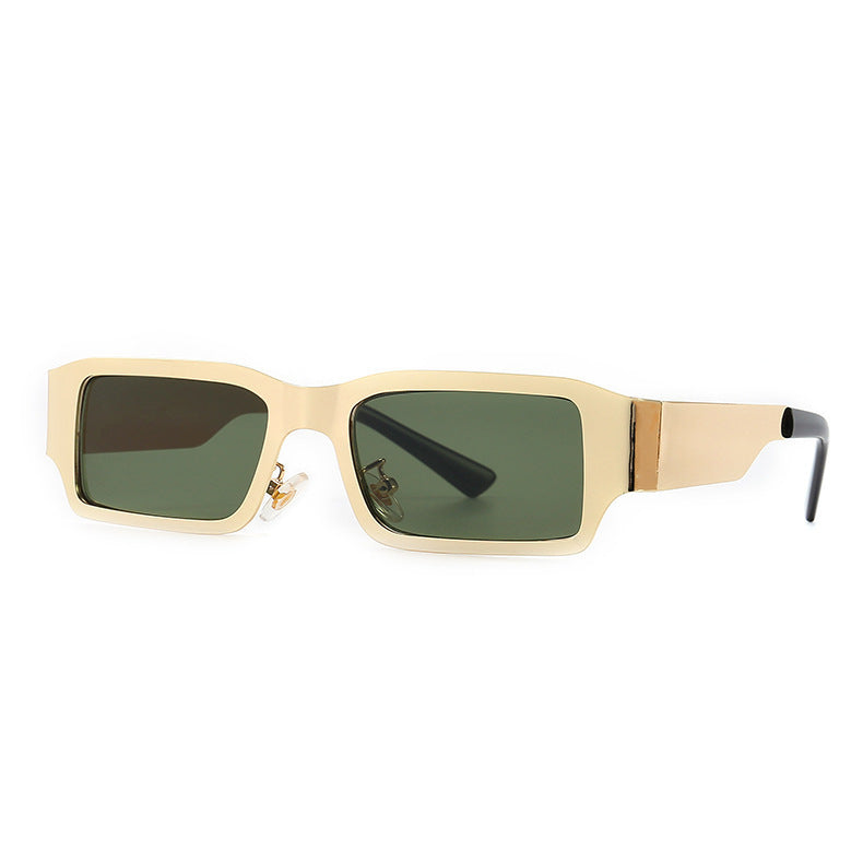 Kleine eckige Sonnenbrille | Metall | Unisex Retro Stil
