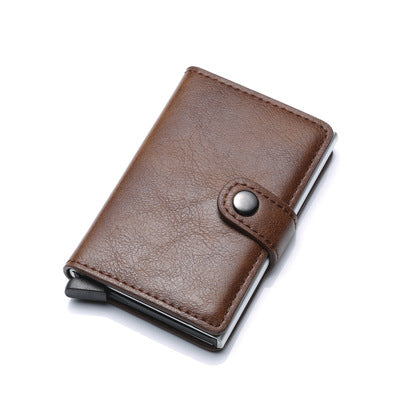 RFID Men's Wallet | Aluminum | Anti-theft Leather Wallet