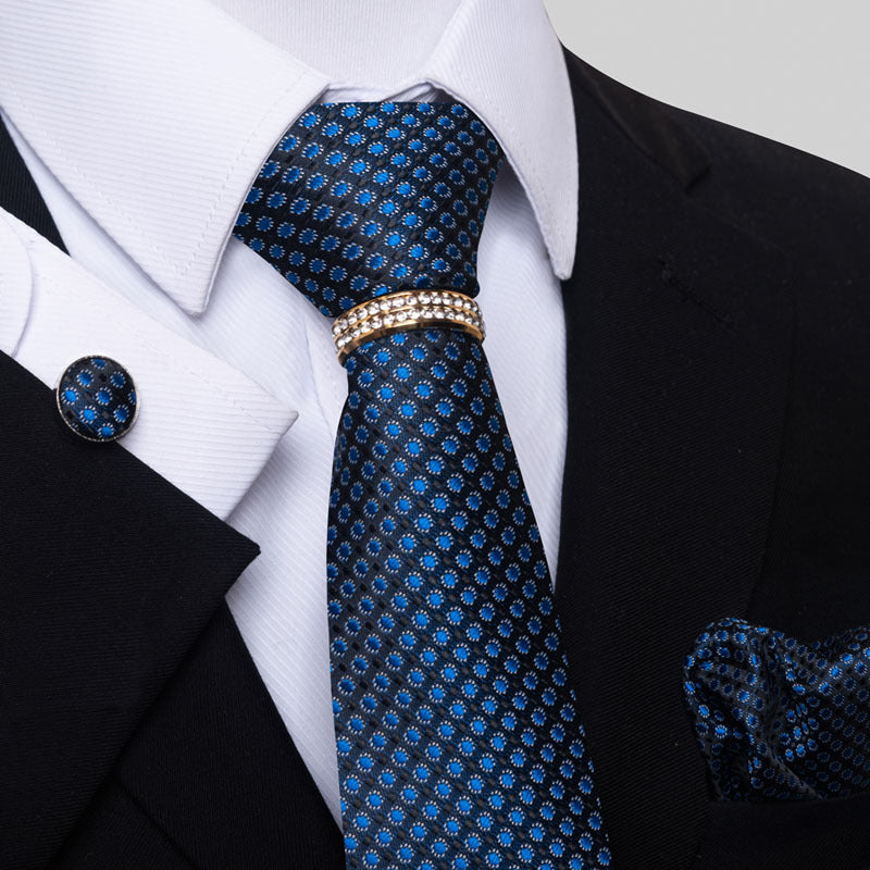 Men's Tie colorful striped floral modern elegant statement