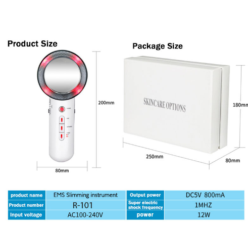 Ultrasonic Body Massager for Fat Reduction | Handheld Device for Beauty & Firming