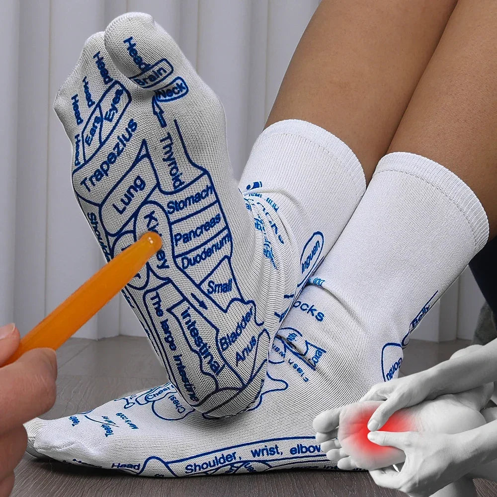 Reflexology Socks Massage | Acupressure Foot Relaxation