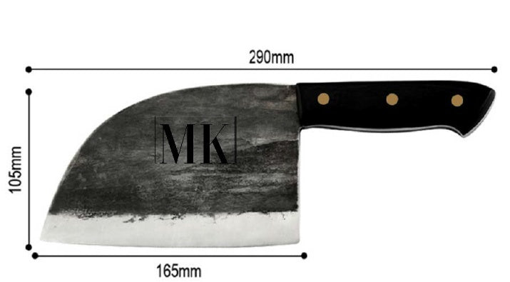 Professional Stainless Steel Cleaver | Sharp Butcher Knife Kitchen Knife
