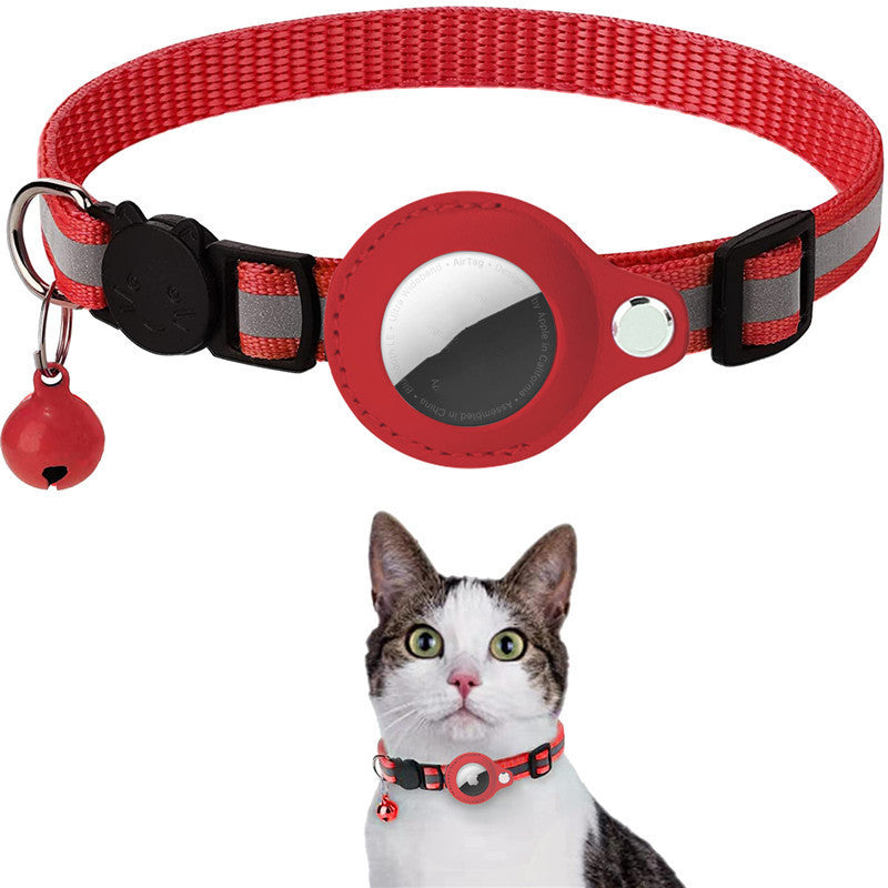 Airtag Dog Collar | Reflective Waterproof Tracker Holder