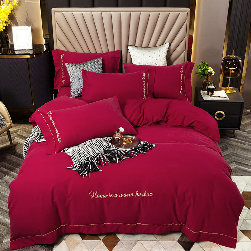 Brushed bedding | soft warm breathable durable