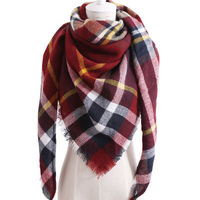 Damen Dreiecksschal Elegant | Herbst Winter Schal Stola