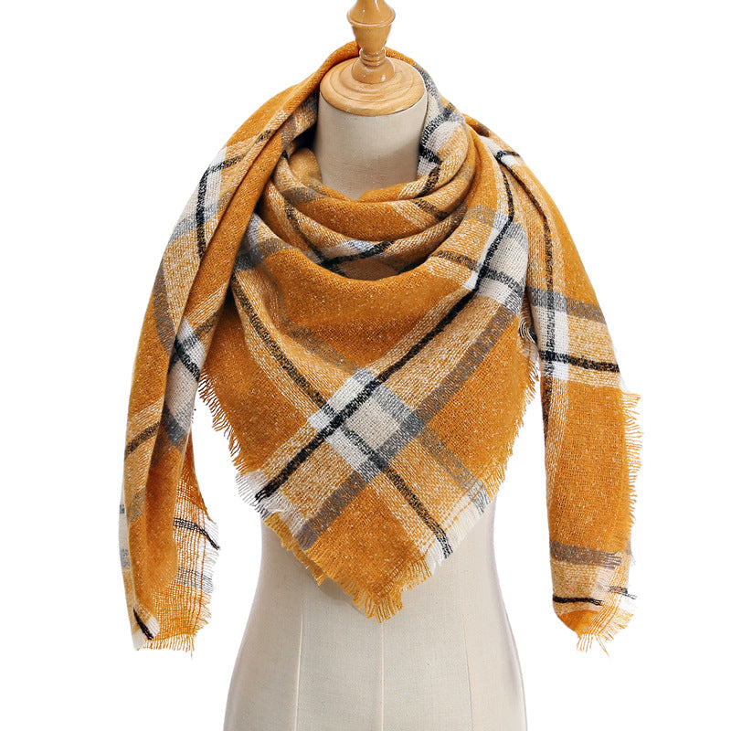Damen Dreiecksschal Elegant | Herbst Winter Schal Stola