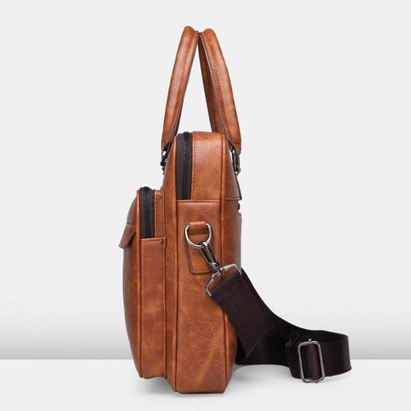 Men's Classic Business Briefcase – Simple Elegant Laptop Bag