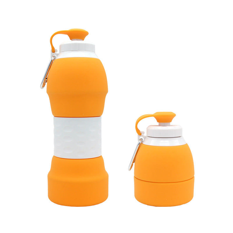 Foldable Silicone Water Bottle Premium – Space-Saving Travel Bottle