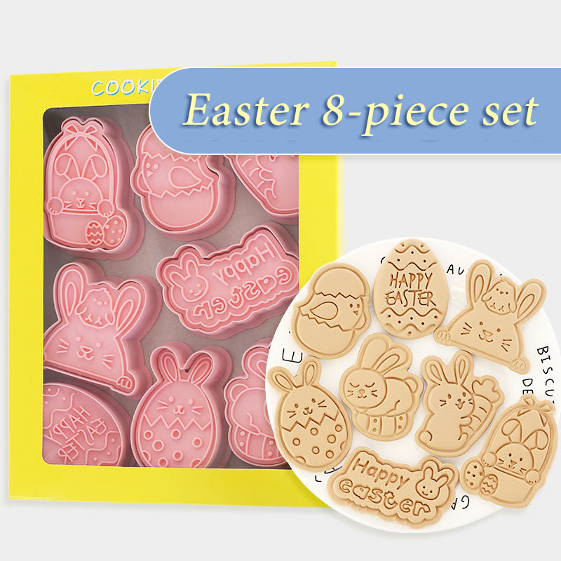 Easter Cookie Cutter Bunny Egg - Cartoon Cutter Set