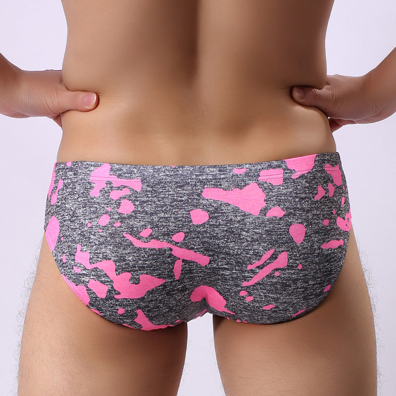 Men's Camouflage Nylon Briefs | Breathable U-Shape Comfort