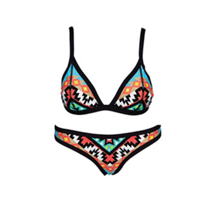 Brazilian Damen Bikini | Geometrische Sexy Swimwear