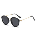 Runde Metall Sonnenbrille Unisex – Retro UV Schutz Brille