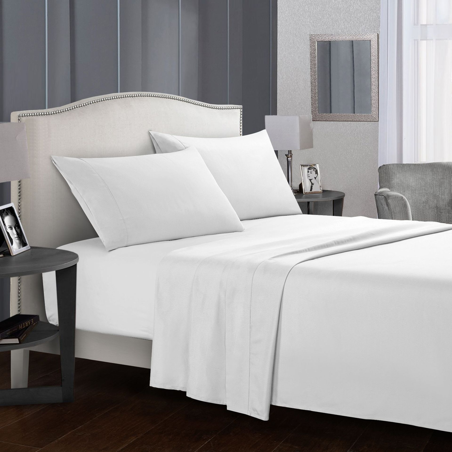 4-piece bedding set | soft breathable easy-care