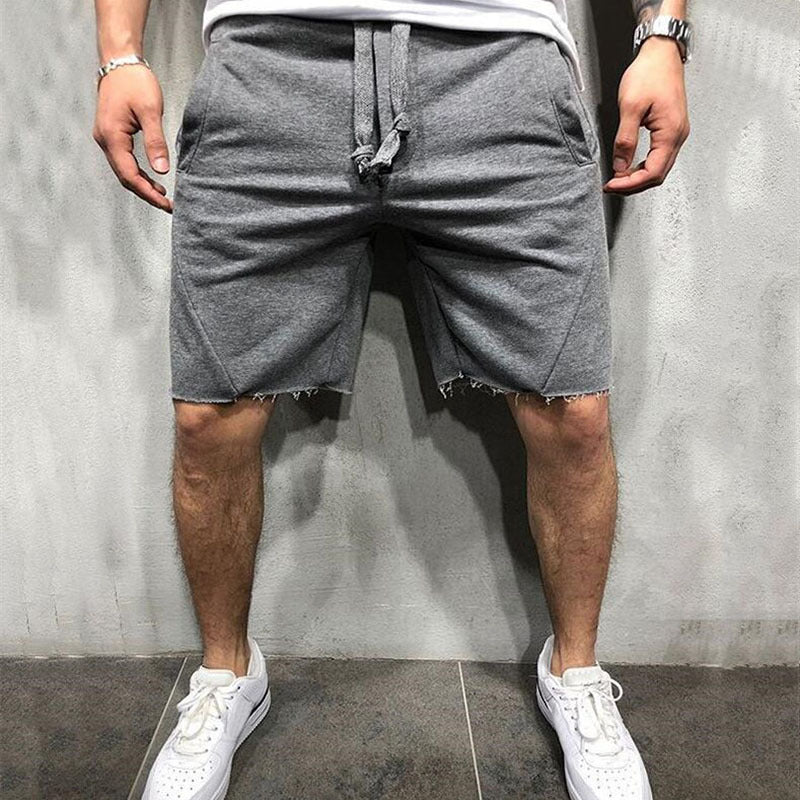 Men's Grey Gym Shorts – Athletic Summer Fitness Shorts