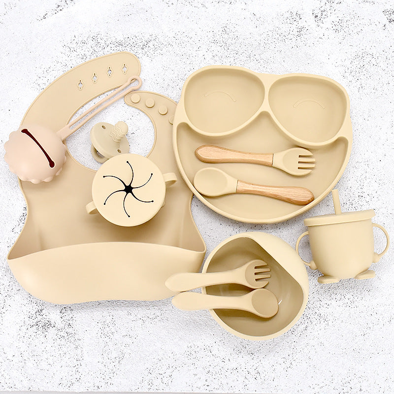 Baby Esslernset 11-teilig | Teller Schüssel Kinder Geschirr Set