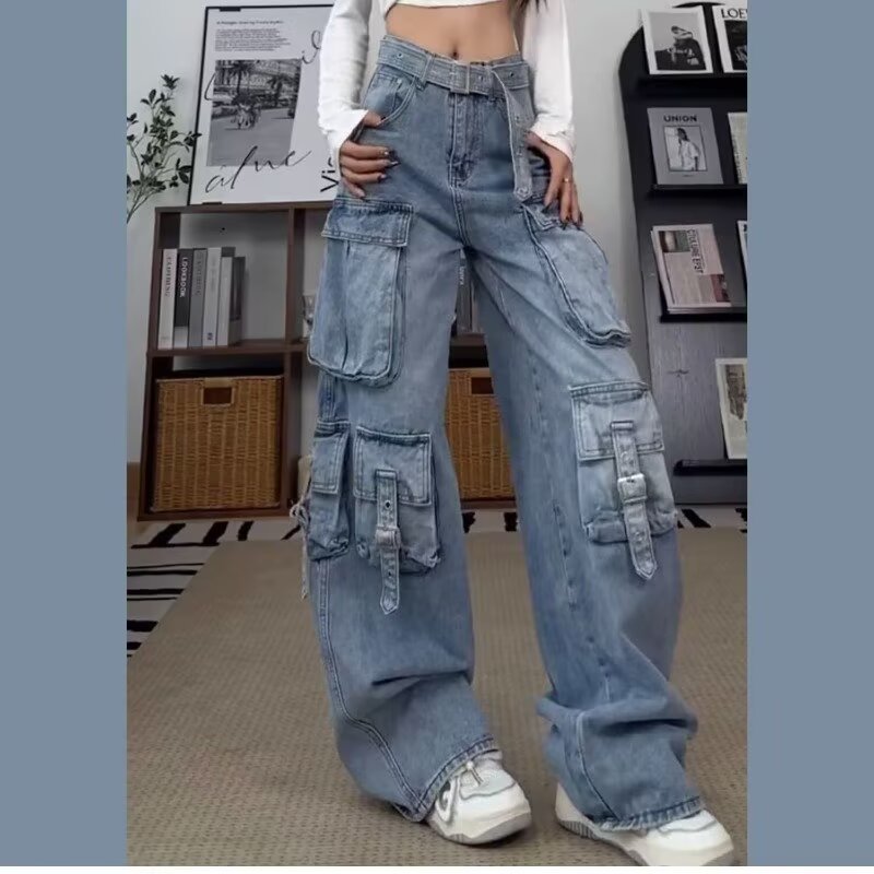 Women's Casual Straight Wide Leg Trousers – Elegant Leisure Trousers