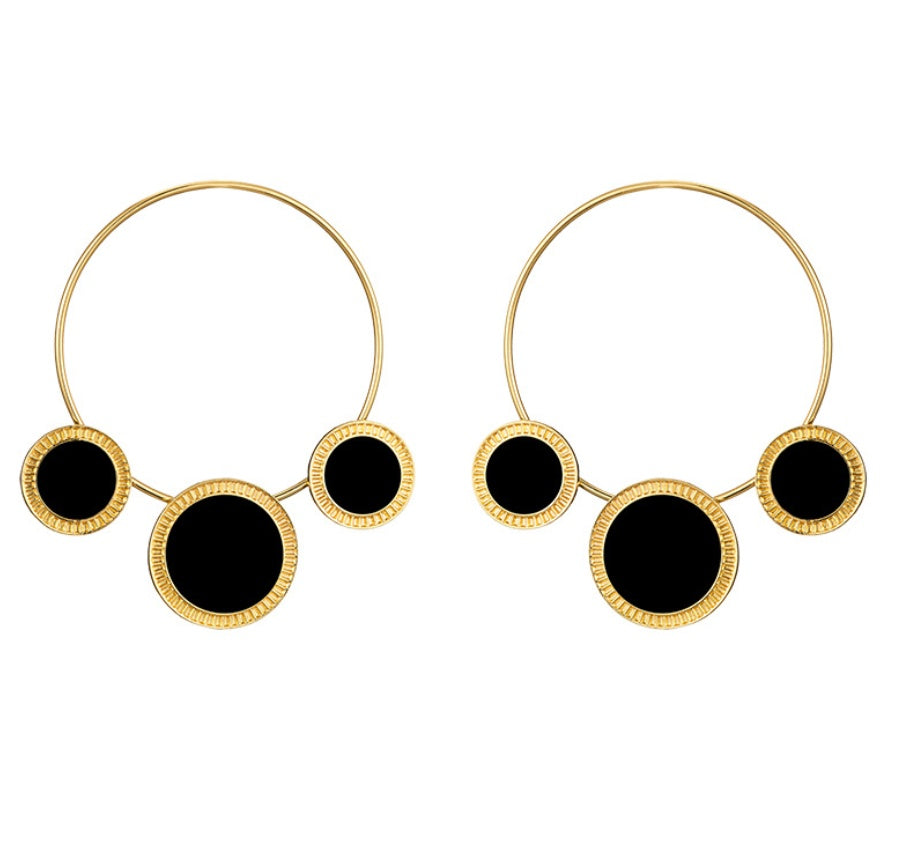 LOVE Statement Earrings - Punk Style Drop Earrings with Modern Design