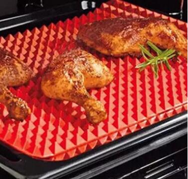 Non-stick Silicone Pyramid Baking Mat - Oven & BBQ Grill Mat