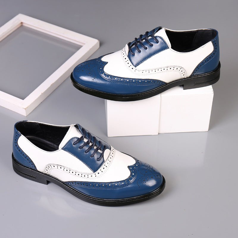 Herren Leder Business Schuhe geprägt | Elegant Freizeit Stil