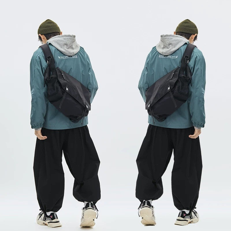 Large Men's Crossbody Shoulder Bag | Casual Large Bag