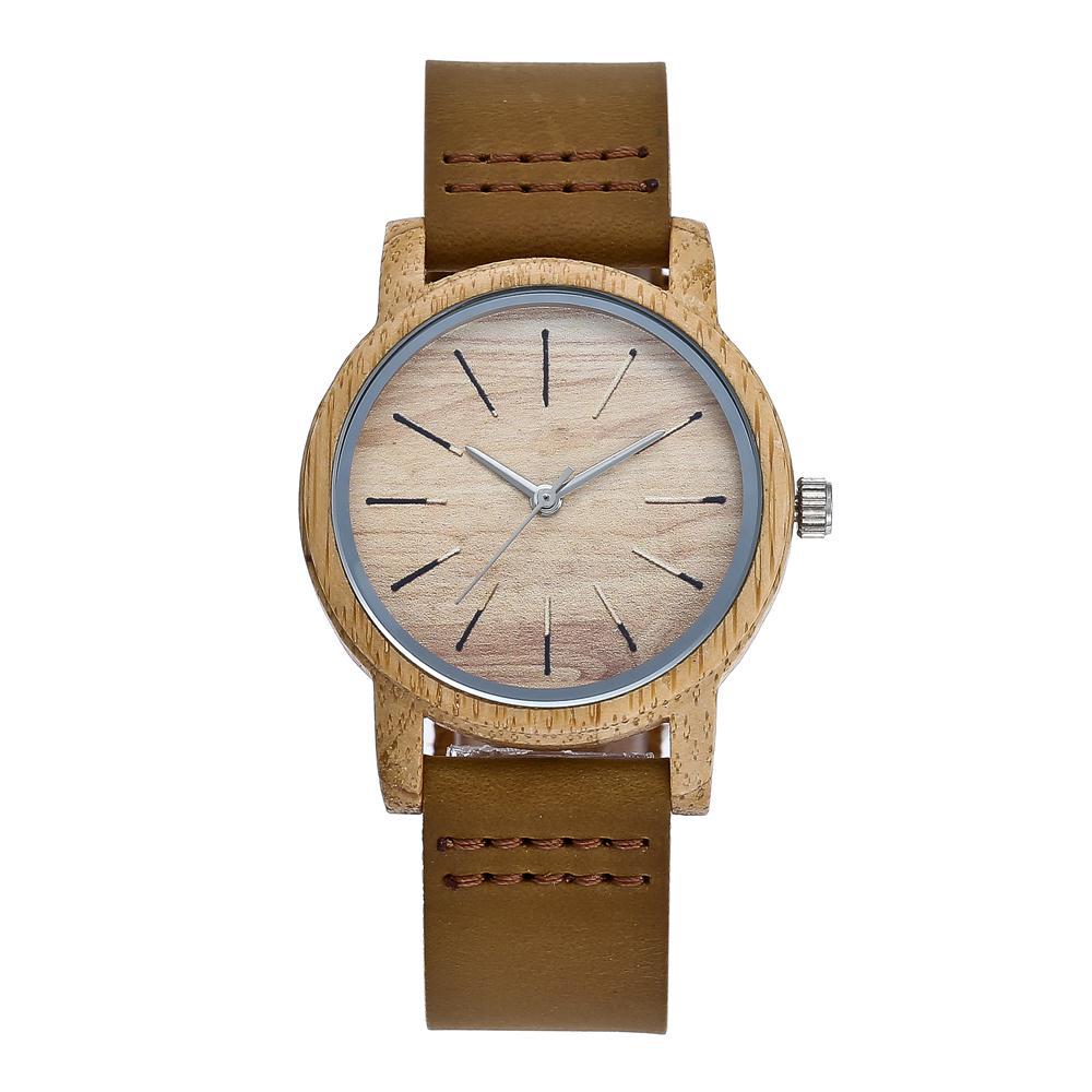 Pair bamboo watch creative | sustainable light design gift