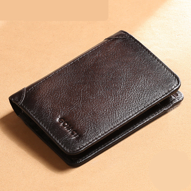 Men's Leather Wallet | Short | Multifunctional Wallet