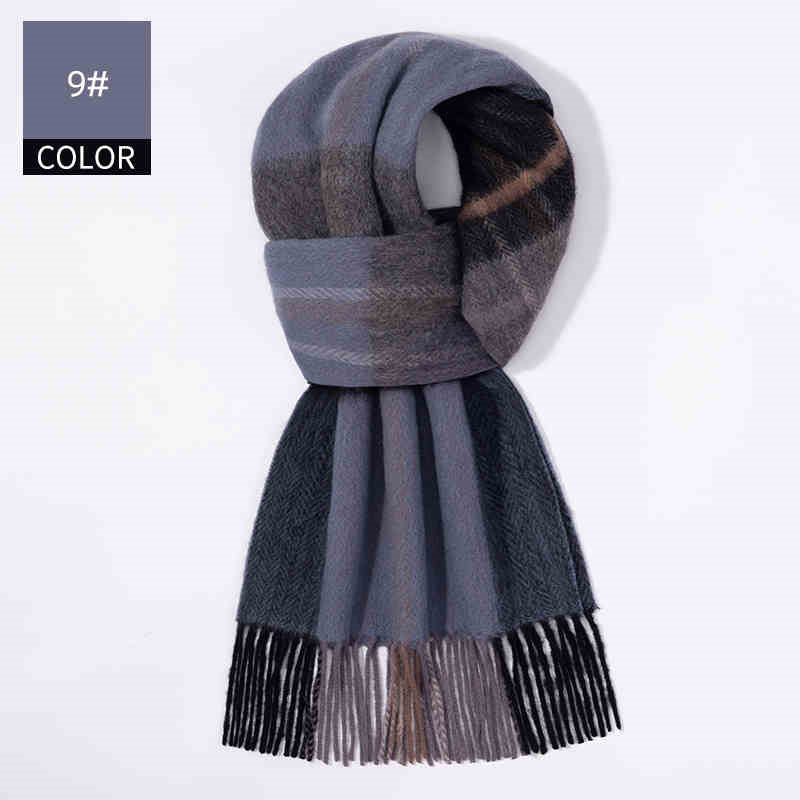 Men's Cashmere Scarf Winter Soft Warm Elegant Luxury