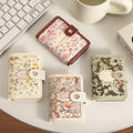 Women's Card Holder Retro Flowers Large Elegant Style