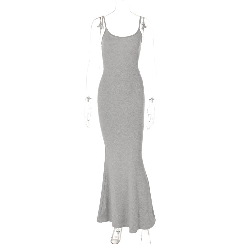 Sexy Bodycon Maxi Dress – Spaghetti Strap Slim-Fit Party & Club Dress