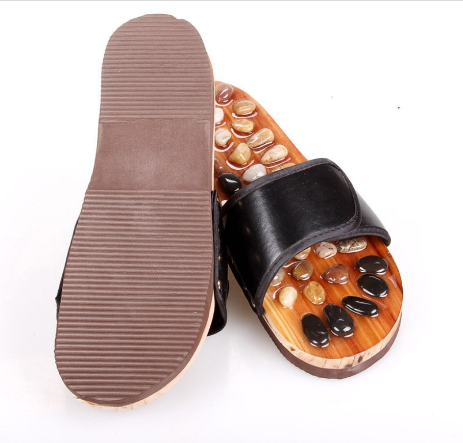 Jade Massage Hausschuhe | Wellness Reflexzonen Slipper