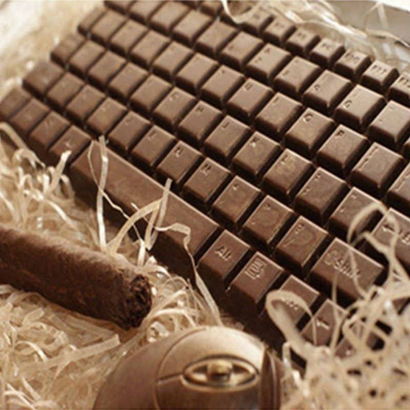 Tastatur Schokoladenform aus Silikon – Kreative Pralinen Backform