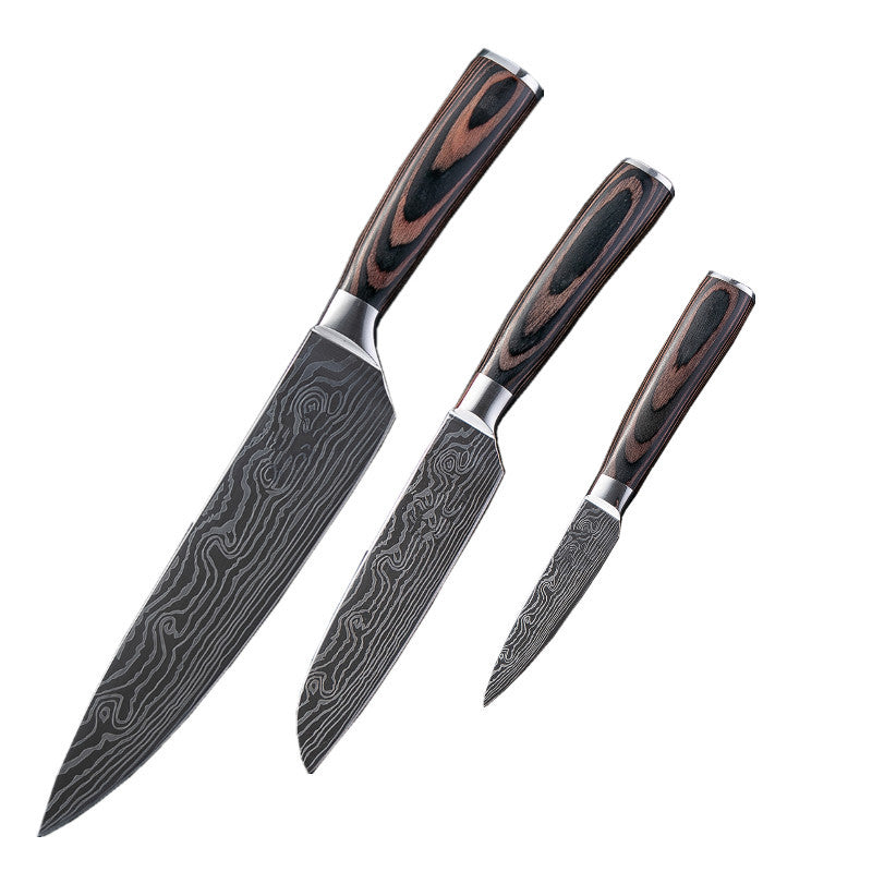 Kitchen Knife Set Stainless Steel | Chef Knife Cleaver Professional
