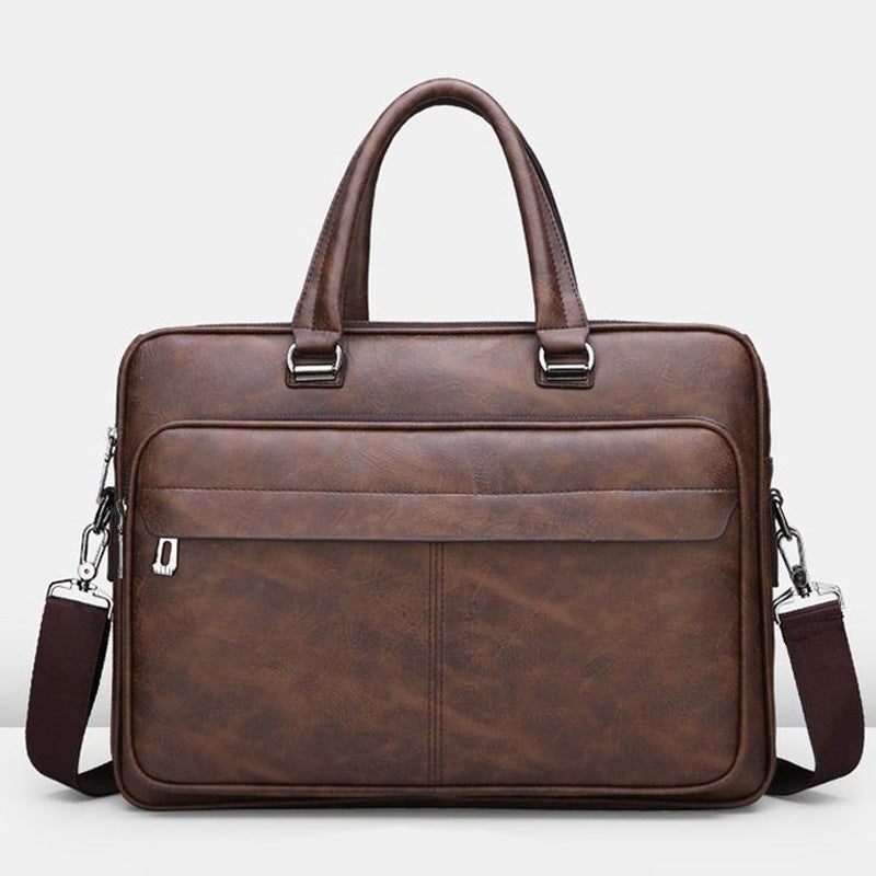 Men's Classic Business Briefcase – Simple Elegant Laptop Bag