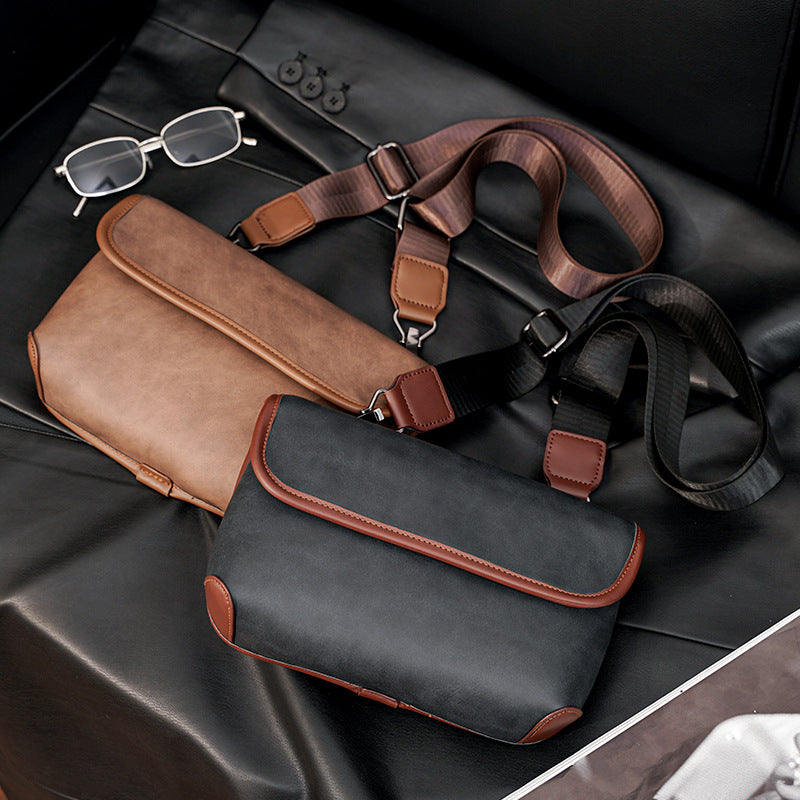 Korean Chest Bag Men Crossbody | Casual Trend Bag
