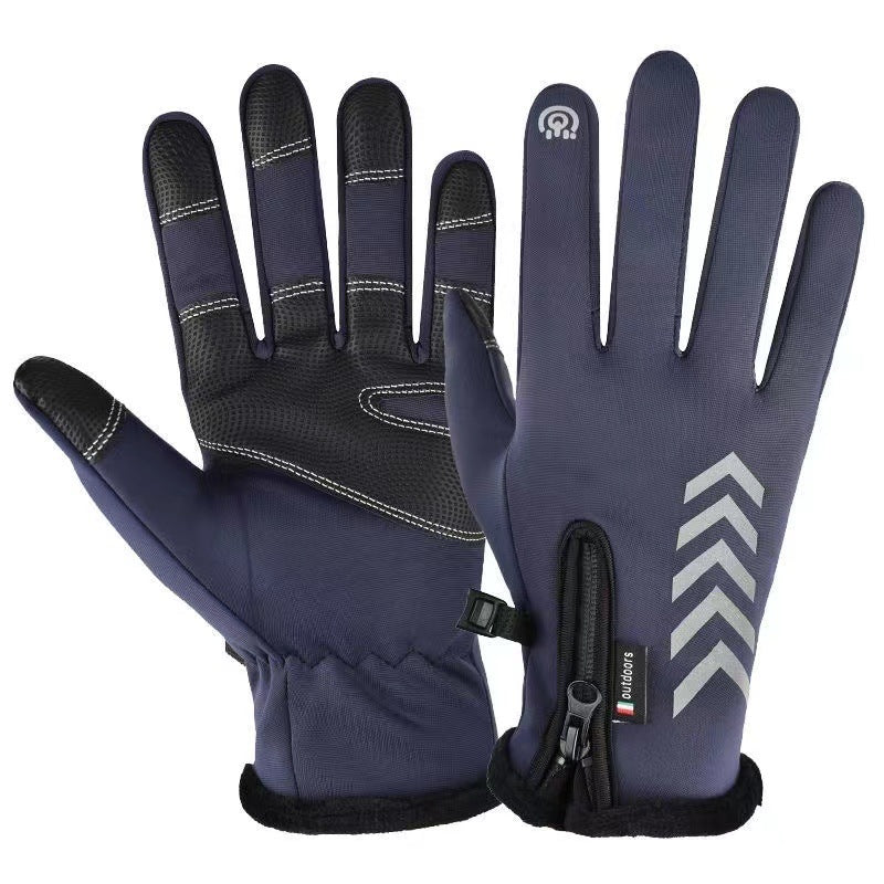Thermal Cycling Gloves Touchscreen Warm Non-slip Men's