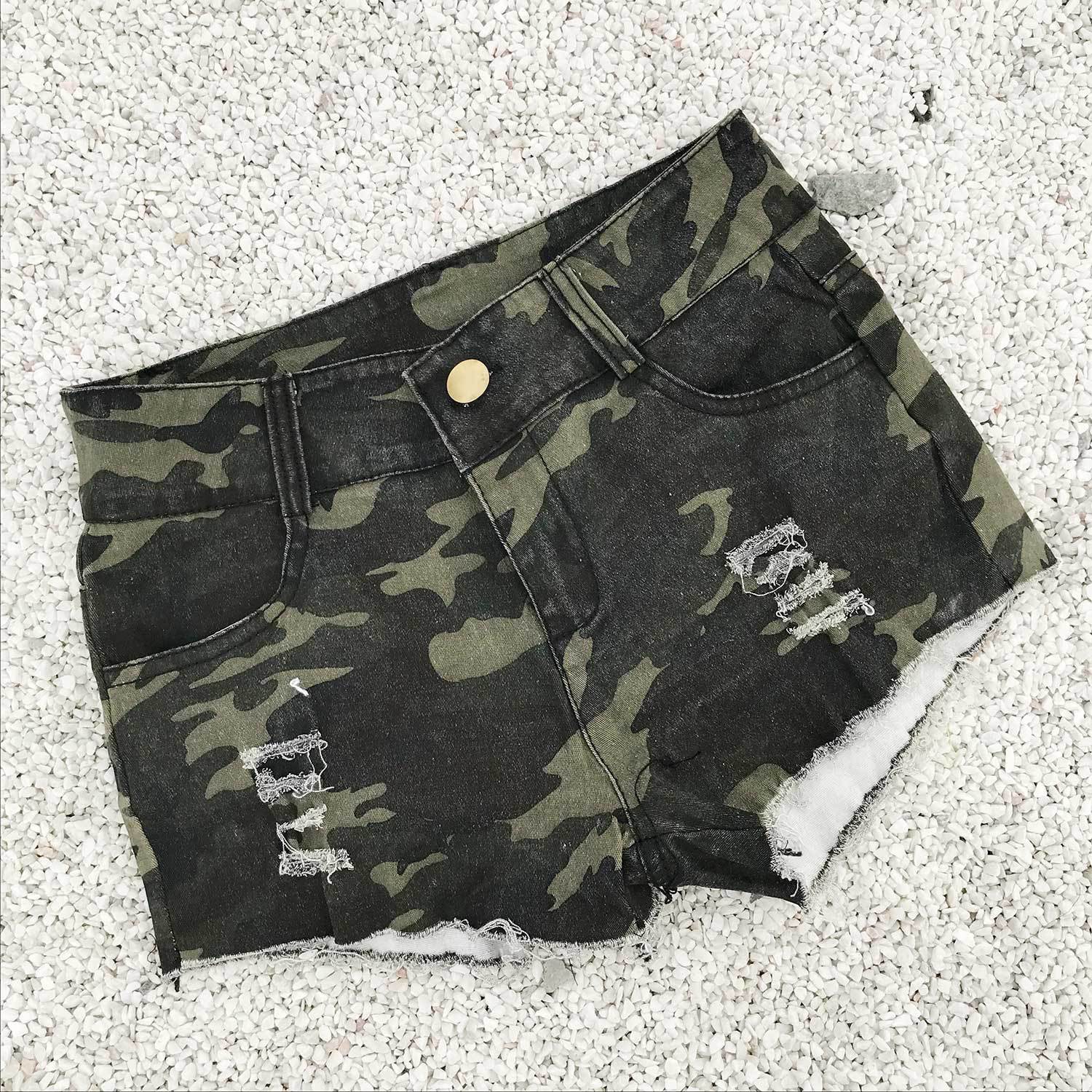 Sexy Women's Denim Shorts Hot Pants Summer Figure-hugging