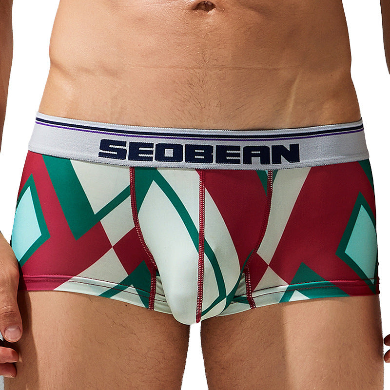 Men's Low-Rise Boxer Briefs | U Convex Pouch | Comfortable Underwear