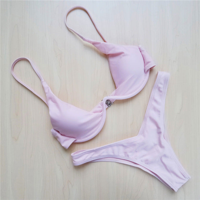 Sexy Damen Push Up Bikini | Elegante Beachwear Swimwear