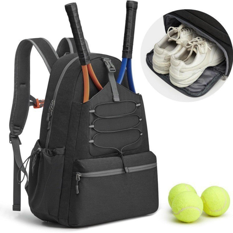 Large Tennis Backpack | 4 Rackets | Shoe Compartment | Sports Bag
