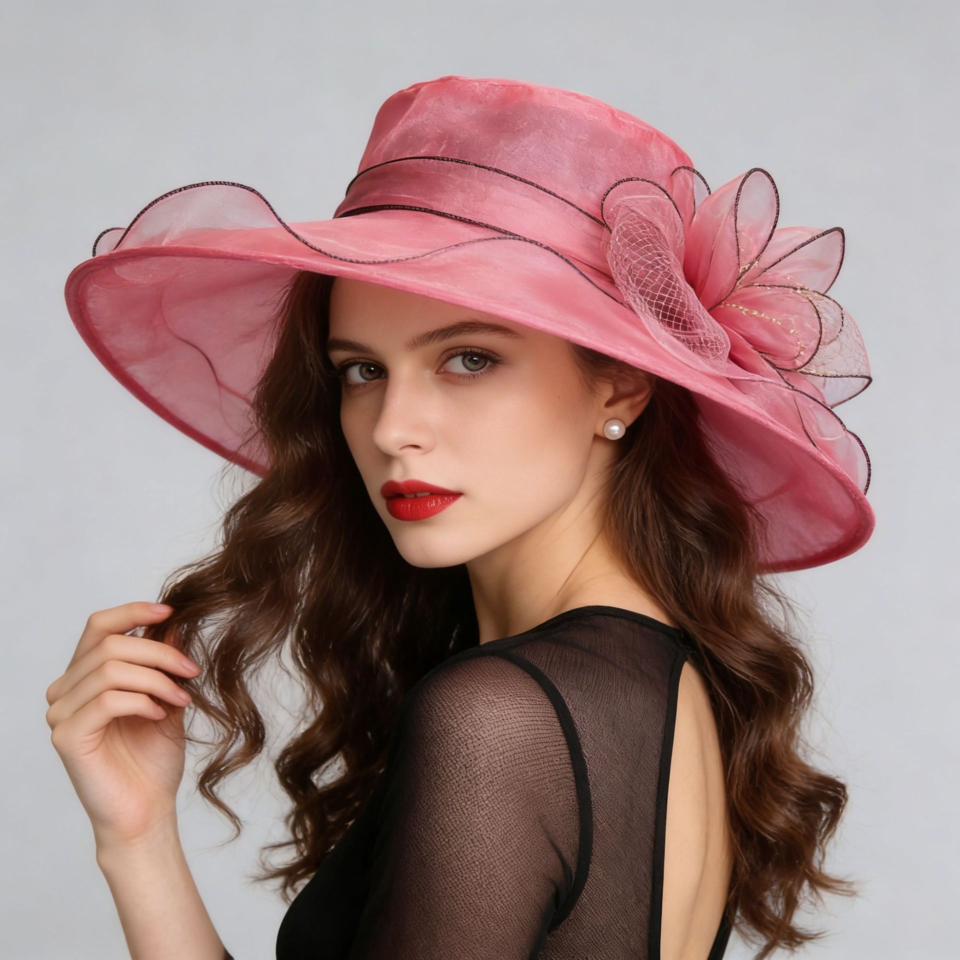 Women's Summer Hat with UV Protection – Breathable Mesh Sun Protection Hat